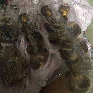 3 bundles and frontal #27 hair